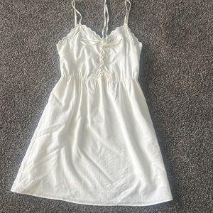 Promesa White Lace Mini Dress